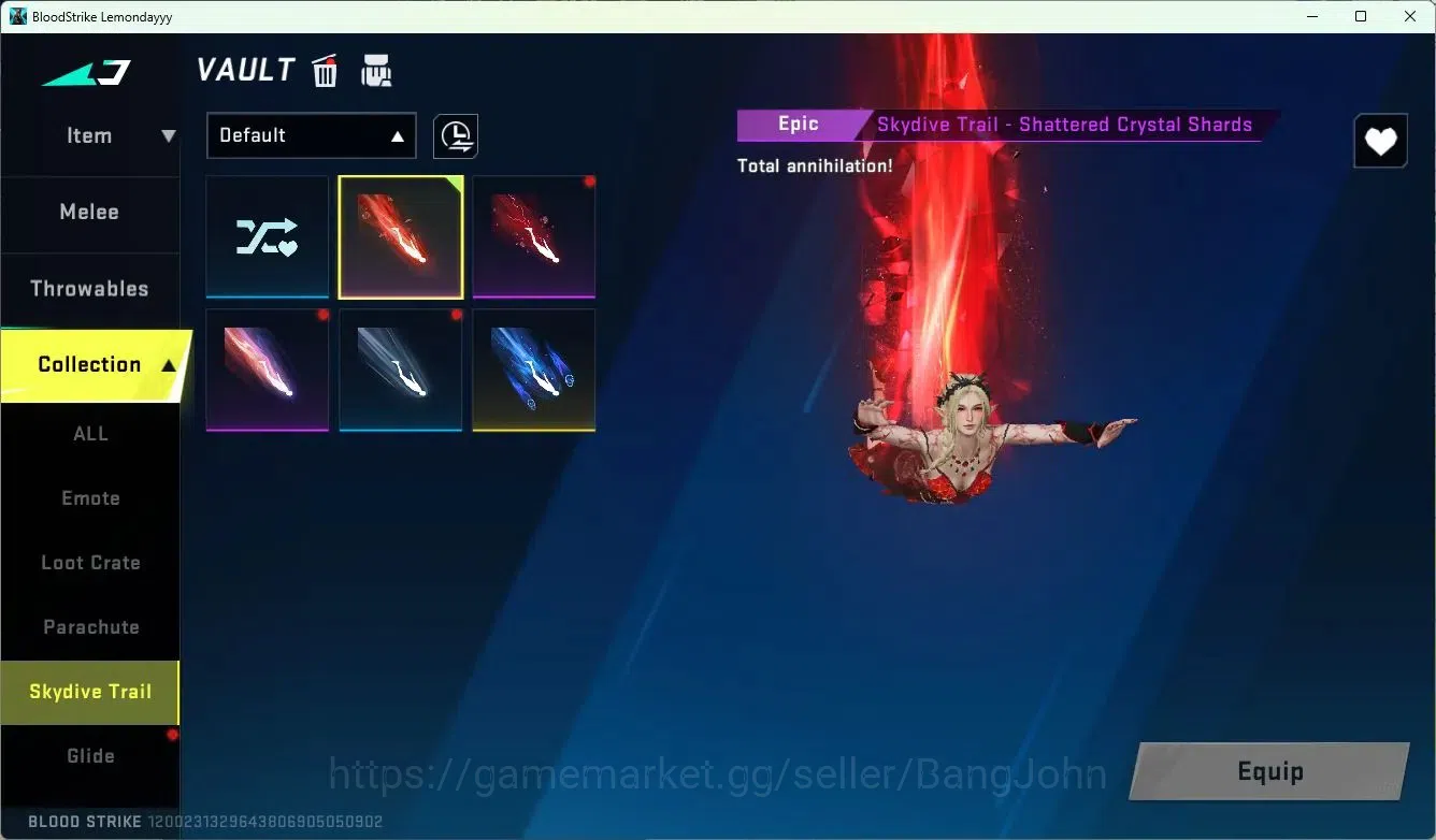 Blood Strike Accounts ASIA | 1 Collab Skins | 1 Limited Skins | 9 Legend image 9