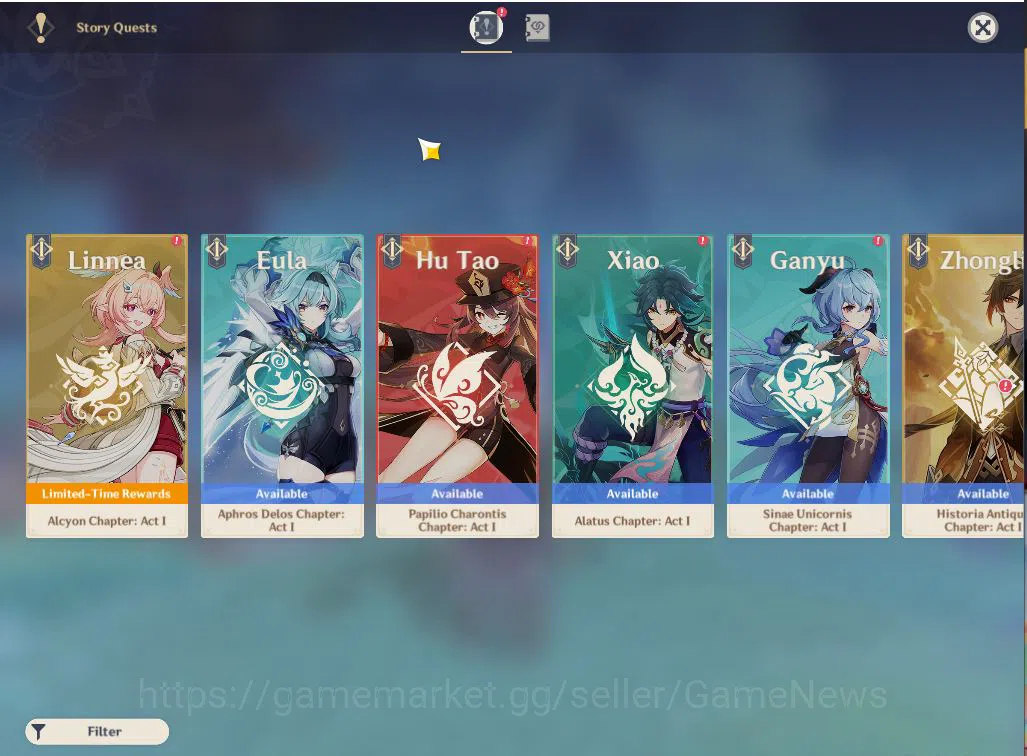 Genshin Impact Accounts ASIA|AR 50|3Limited +1(*5Weapon)|Clorinde,Zhongli, image 13