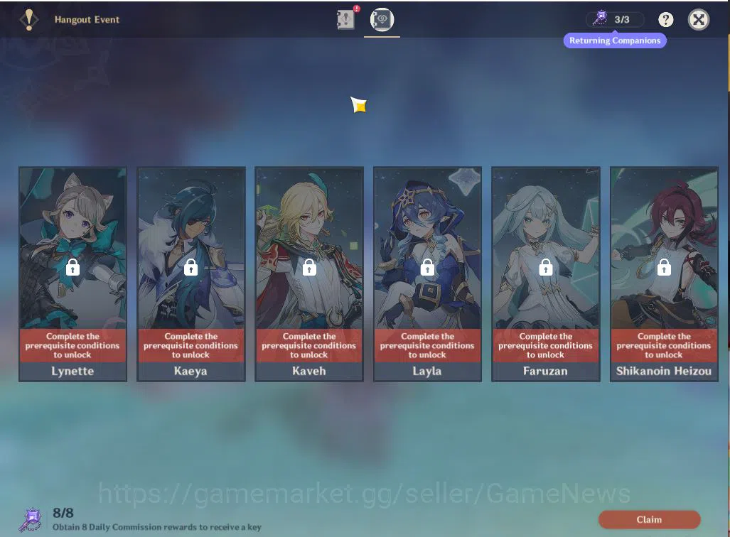 Genshin Impact Accounts ASIA|AR 50|3Limited +1(*5Weapon)|Clorinde,Zhongli, image 14