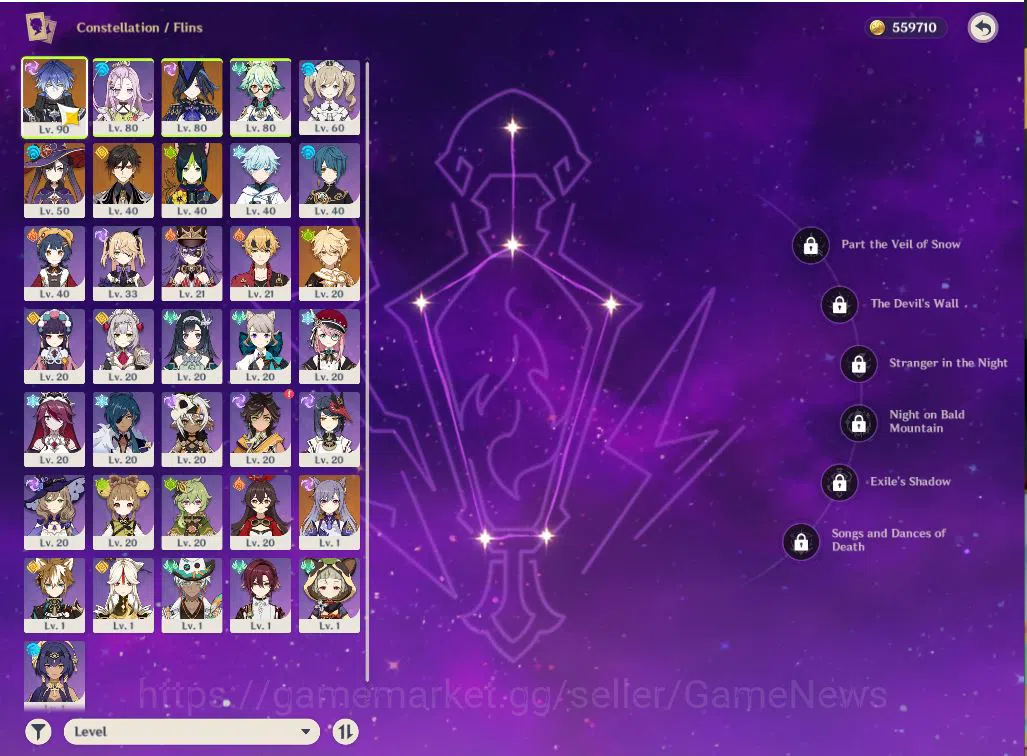Genshin Impact Accounts ASIA|AR 50|3Limited +1(*5Weapon)|Clorinde,Zhongli, image 3
