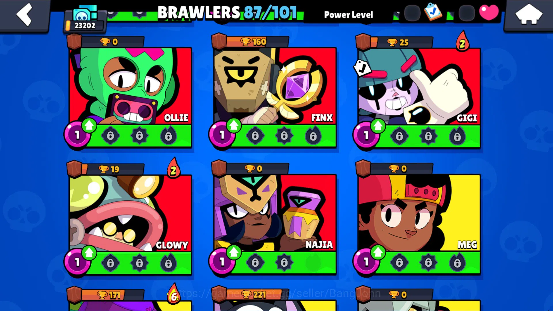 Brawl Stars Accounts 23K+ Thropy|87 Brawler-22 Max|5 Hypercharge(Bpoco, image 19