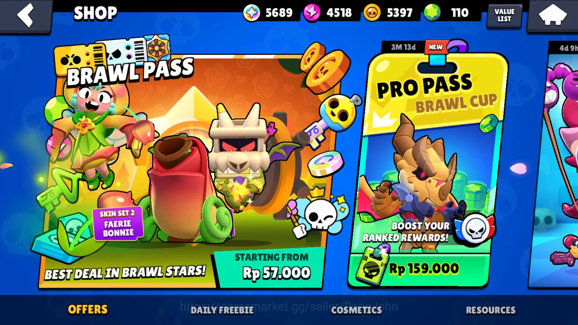 Brawl Stars Accounts 23K+ Thropy|87 Brawler-22 Max|5 Hypercharge(Bpoco, image 4