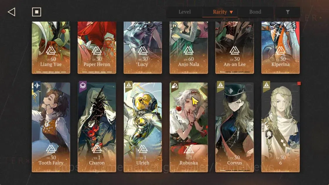 Reverse: 1999 Accounts GLOBAL|Lv62|23*6Crew(5Limit)|[(LiangYue,PaperHeron image 3