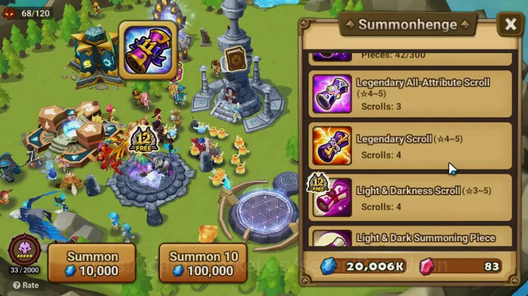 Summoners War: Sky Arena Accounts GLOBAL | NB 5 TESHAR,Starter Gacha 115 12Y+160 11Y image 2