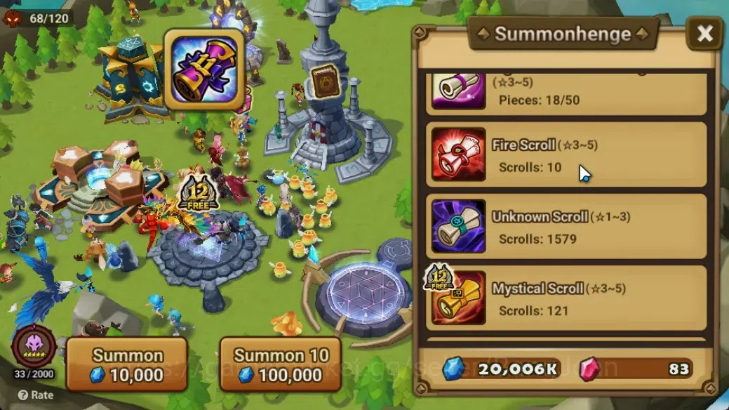 Summoners War: Sky Arena Accounts GLOBAL | NB 5 TESHAR,Starter Gacha 115 12Y+160 11Y image 3
