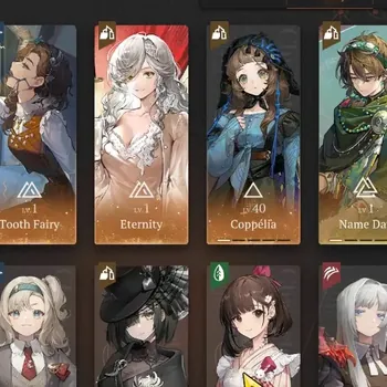 Reverse: 1999 Accounts Starter Global|Lv 26|4 SSR 1 Limited| The Twins P1 + Psychube |Coppelia P1,Tooth Fairy,Eternity|Log