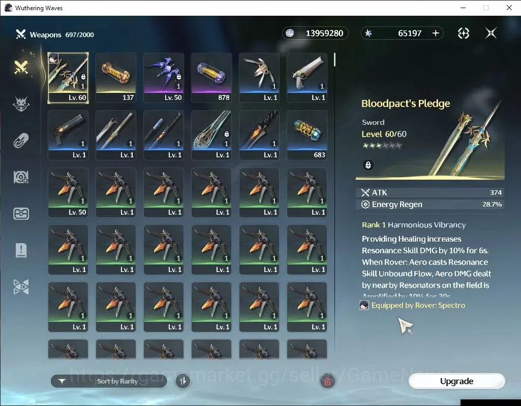 Wuthering Waves Accounts Others NA|UL 47|65k Astrite+121 Lustrous|Verina|Ready Gacha|Data Bank Lv 30|MC Female|Log 4