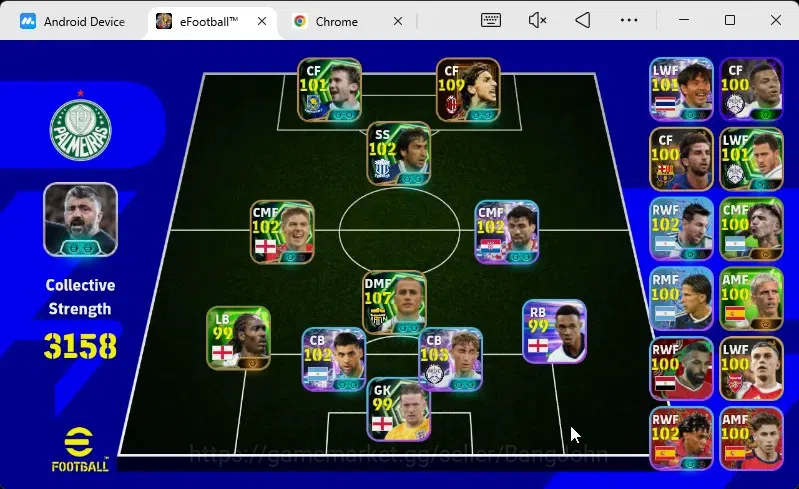 eFootball Accounts Legends & Iconic Players Mobile|PW 3158|Zlatan Ibrahimovic BigT,Fabio Cannavarro Epic,Eden Hazard 1