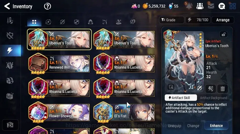 Epic Seven Accounts GLOBAL Unverif|New Era|2 ML (Rhiana & Luciel,ZIO)+ image 14