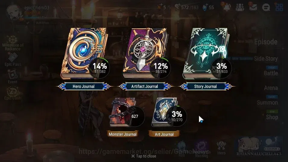 Epic Seven Accounts GLOBAL Unverif|New Era|2 ML (Rhiana & Luciel,ZIO)+ image 3