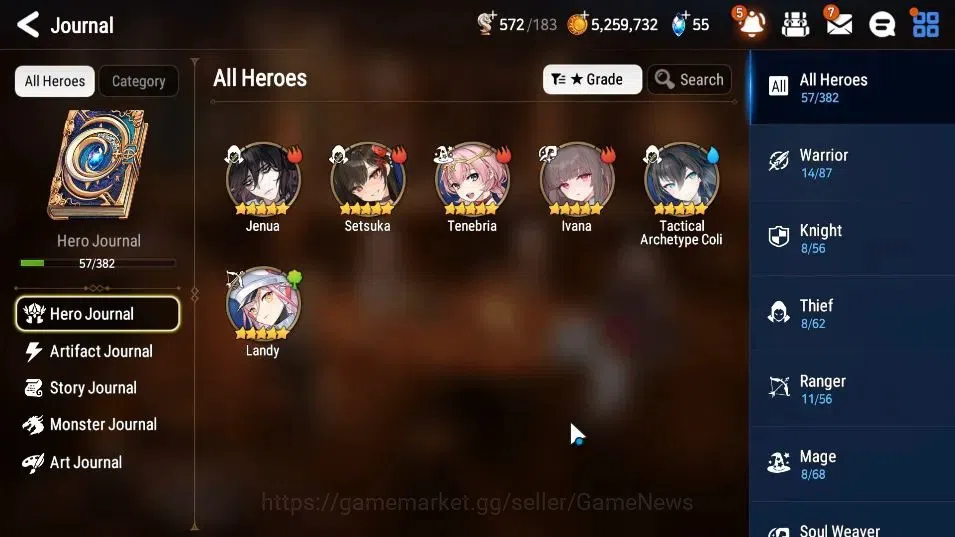 Epic Seven Accounts GLOBAL Unverif|New Era|2 ML (Rhiana & Luciel,ZIO)+ image 7