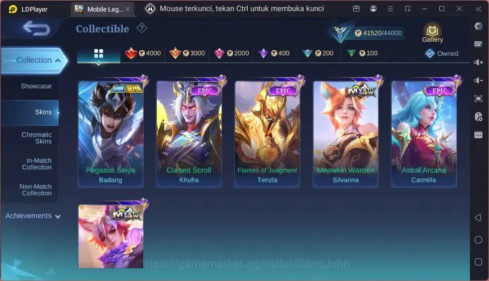 Mobile Legends: Bang Bang Accounts Global|Skin222|Expert|Collector Natalia|Collab Bad image 6