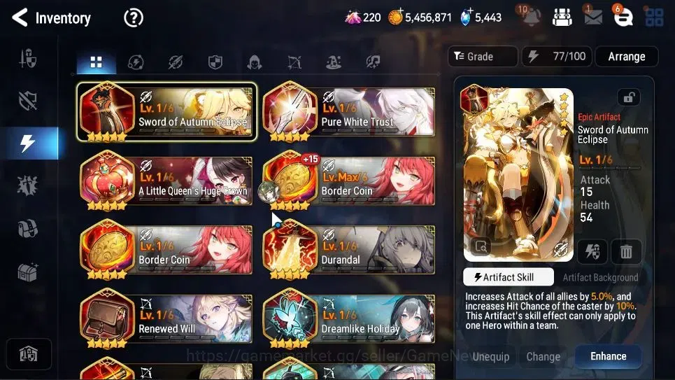 Epic Seven Accounts GLOBAL UnVerif|7 ML(Rhiana&Luc,SP Politis,TE Keyro image 19