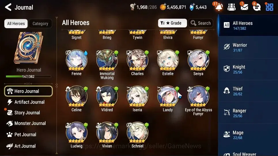 Epic Seven Accounts GLOBAL UnVerif|7 ML(Rhiana&Luc,SP Politis,TE Keyro image 8