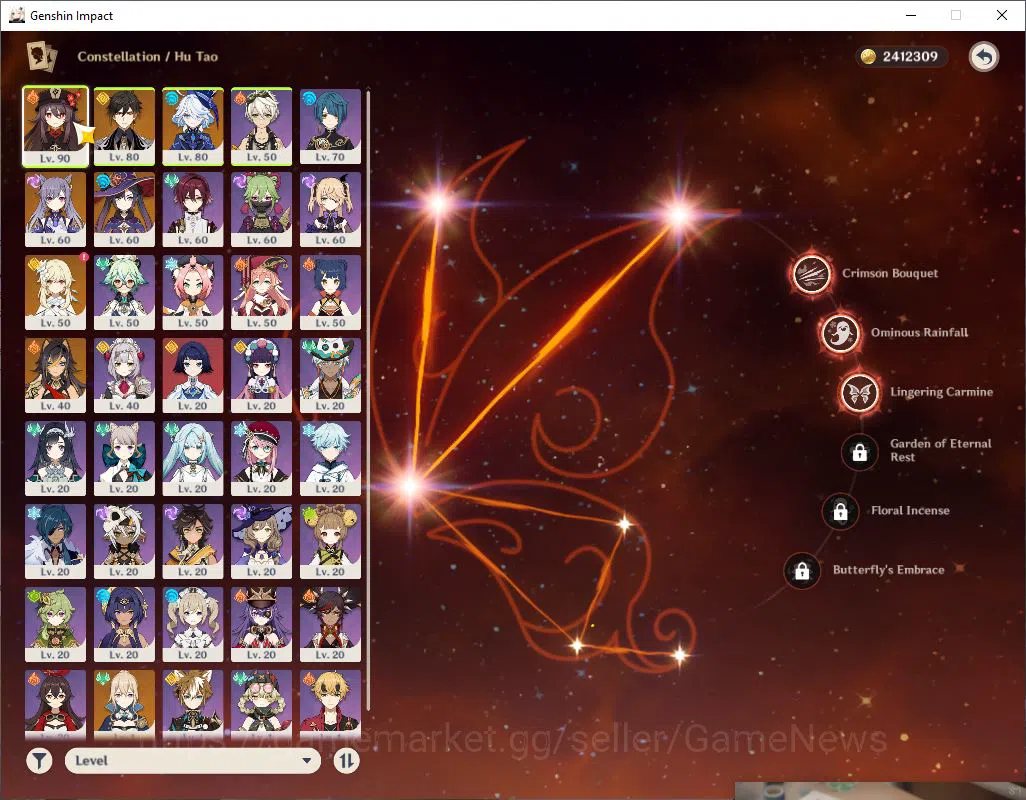 Genshin Impact Accounts Asia|AR 55|3 Limited +4(*5Weapon)|[(HutaoC3,Furina image 3