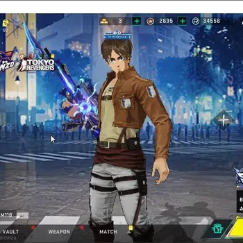 Blood Strike Collab Skin ASIA|Collab AOT[ETHAN-EREN,FAL]|16 ULTRA[SPIKE,VOL image 1