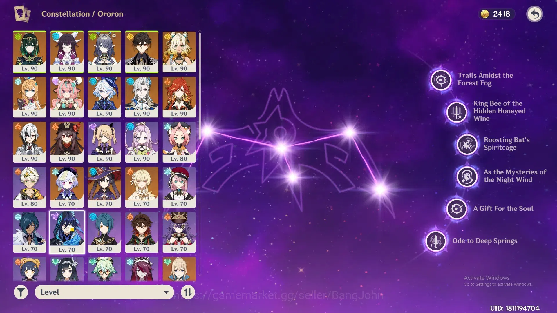 Genshin Impact Accounts ASIA|AR 57|12 Limit|Nefer prem teams,Hu tao c1,Col image 10