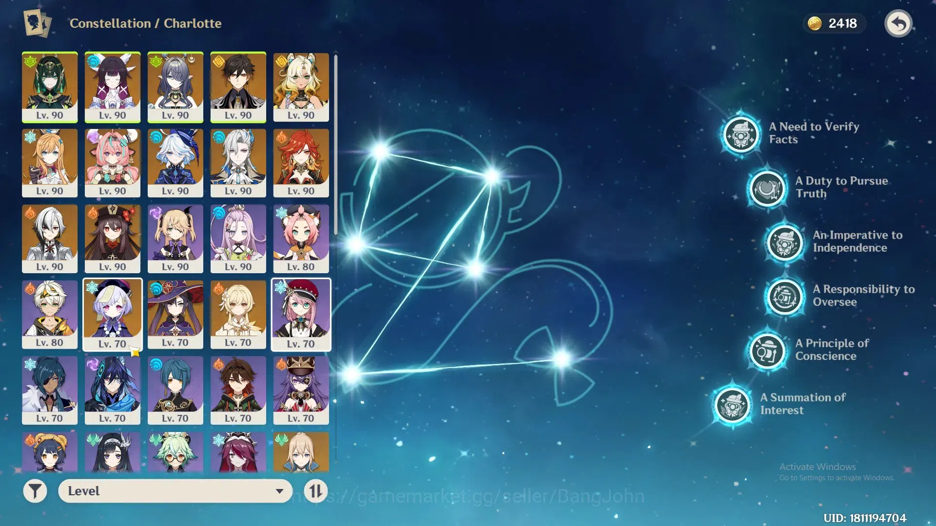 Genshin Impact Accounts ASIA|AR 57|12 Limit|Nefer prem teams,Hu tao c1,Col image 12