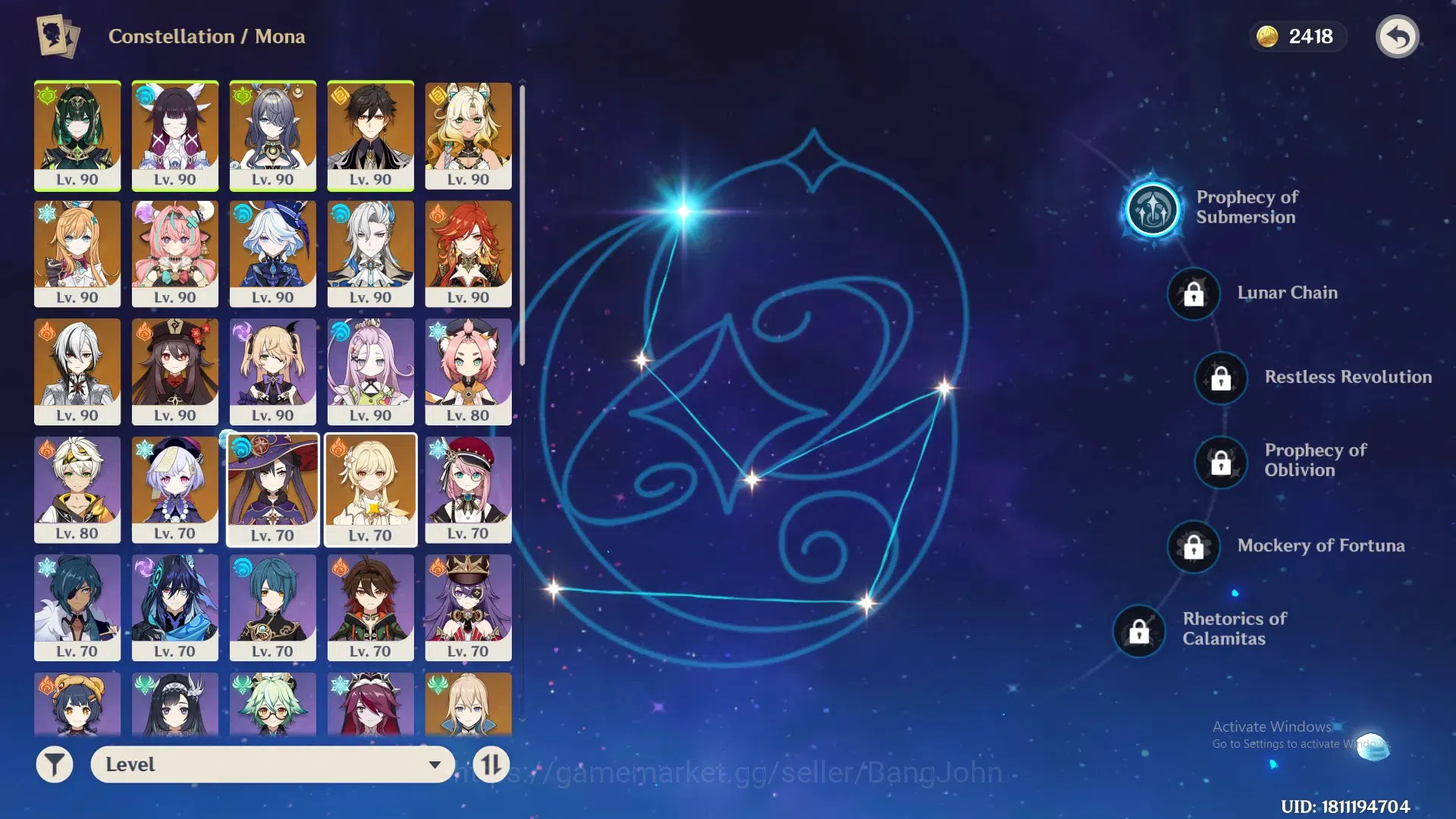 Genshin Impact Accounts ASIA|AR 57|12 Limit|Nefer prem teams,Hu tao c1,Col image 13
