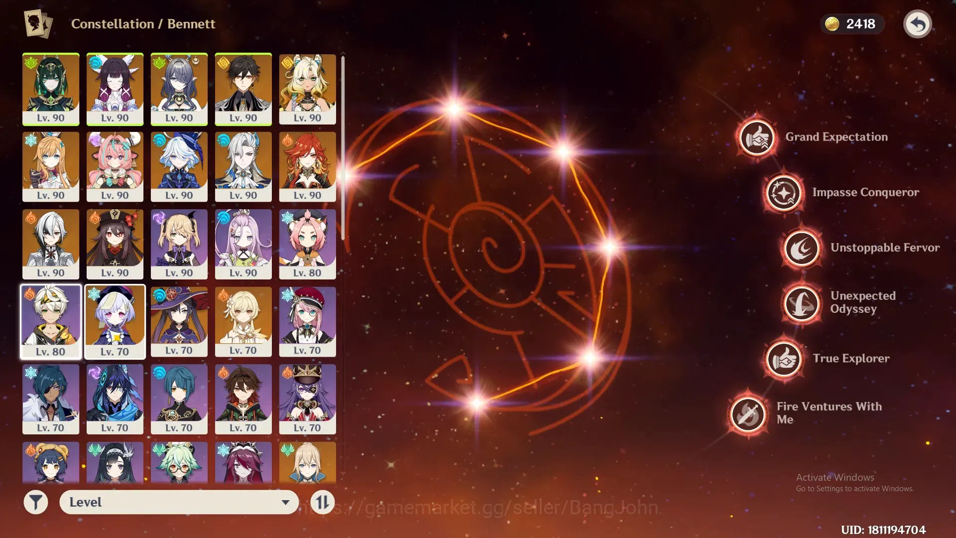Genshin Impact Accounts ASIA|AR 57|12 Limit|Nefer prem teams,Hu tao c1,Col image 14
