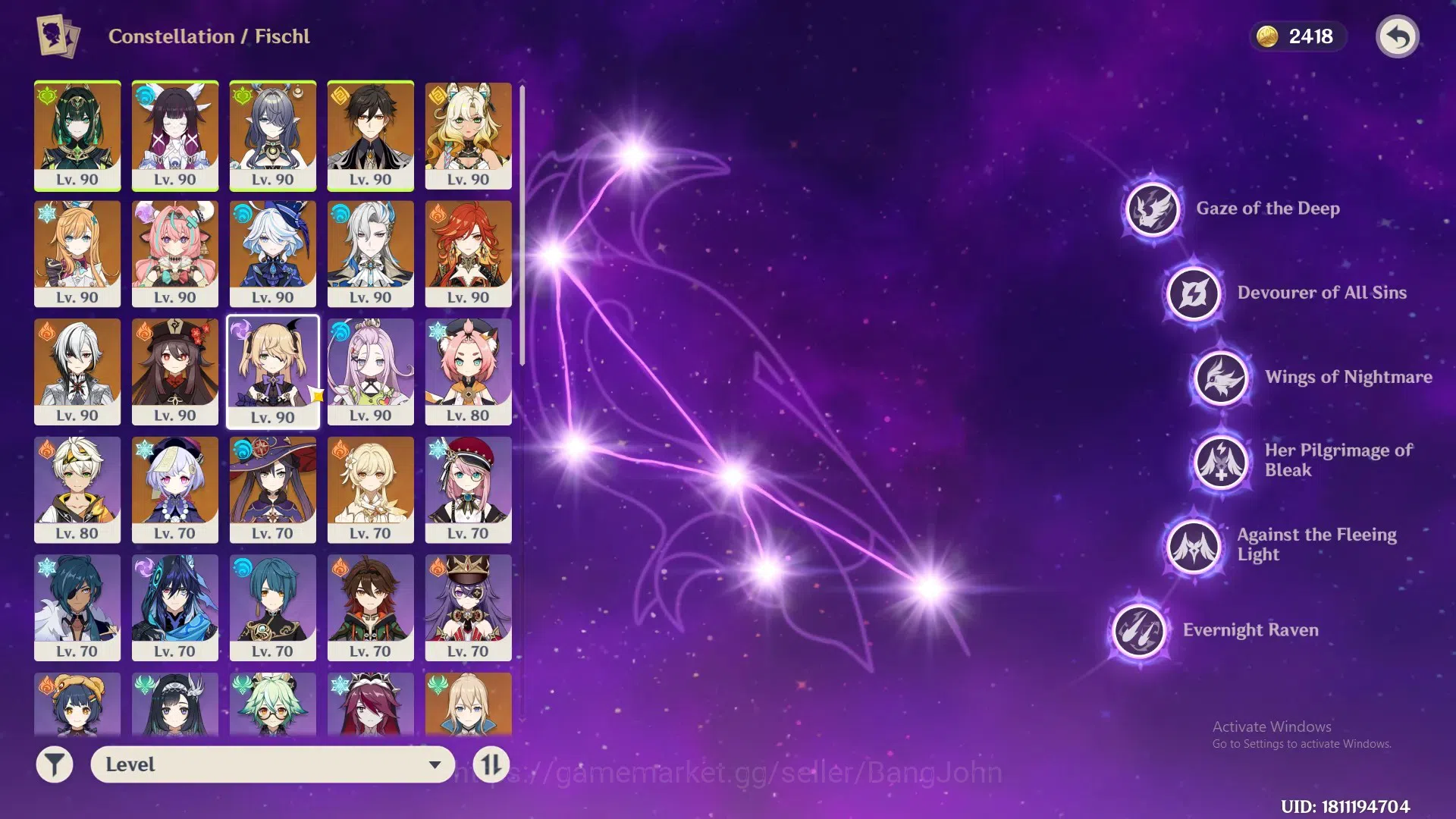 Genshin Impact Accounts ASIA|AR 57|12 Limit|Nefer prem teams,Hu tao c1,Col image 17