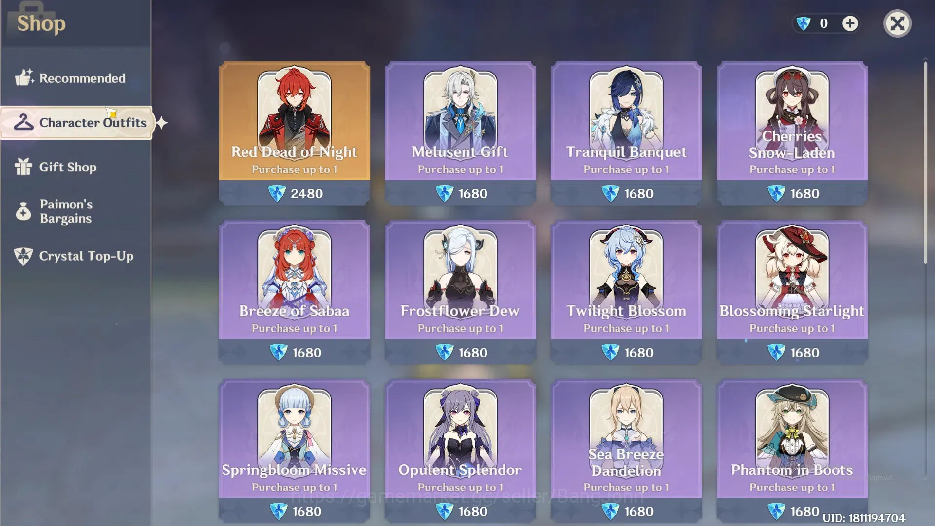 Genshin Impact Accounts ASIA|AR 57|12 Limit|Nefer prem teams,Hu tao c1,Col image 3