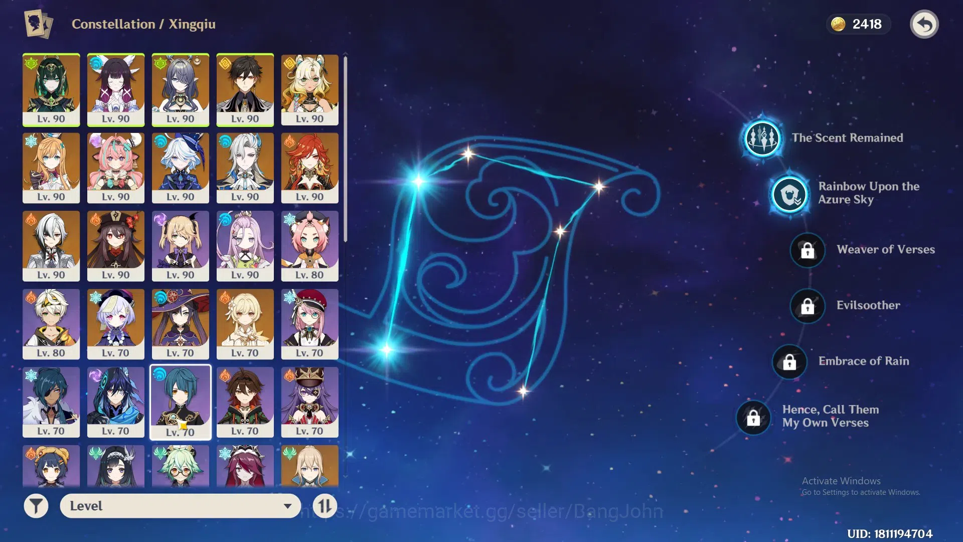 Genshin Impact Accounts ASIA|AR 57|12 Limit|Nefer prem teams,Hu tao c1,Col image 9