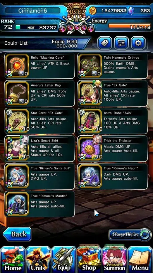 Grand Summoners Accounts Global|Rank 72|15 Ascend+ 4 TW|(Y Kenpaku,Shizu,Ma image 10