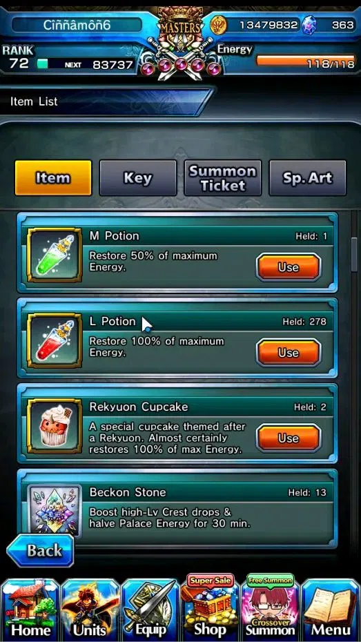 Grand Summoners Accounts Global|Rank 72|15 Ascend+ 4 TW|(Y Kenpaku,Shizu,Ma image 2