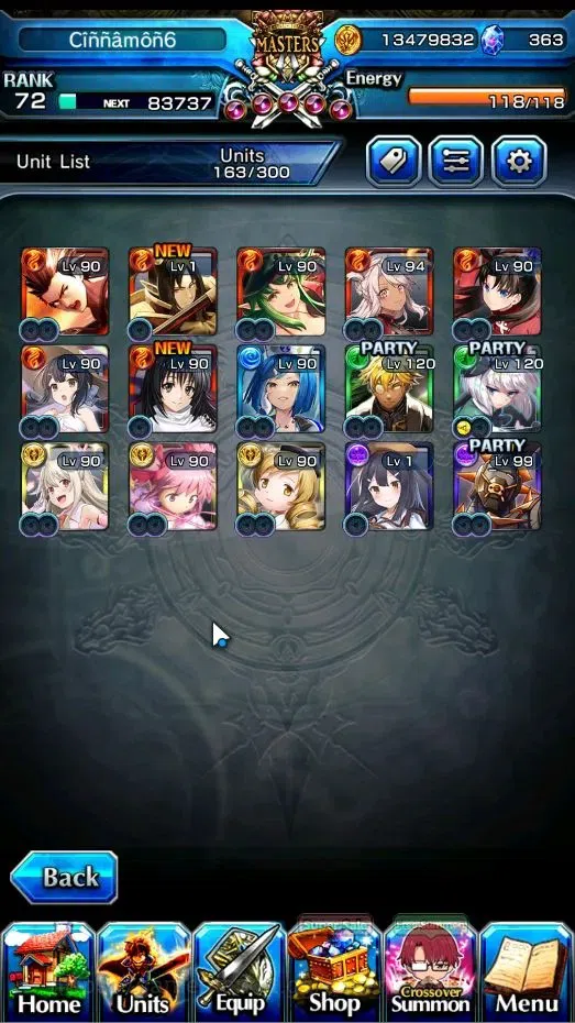 Grand Summoners Accounts Global|Rank 72|15 Ascend+ 4 TW|(Y Kenpaku,Shizu,Ma image 5