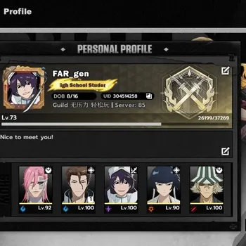 BLEACH: Soul Resonance Accounts Nuverse SEA|Lvl 73|14 SSR|11