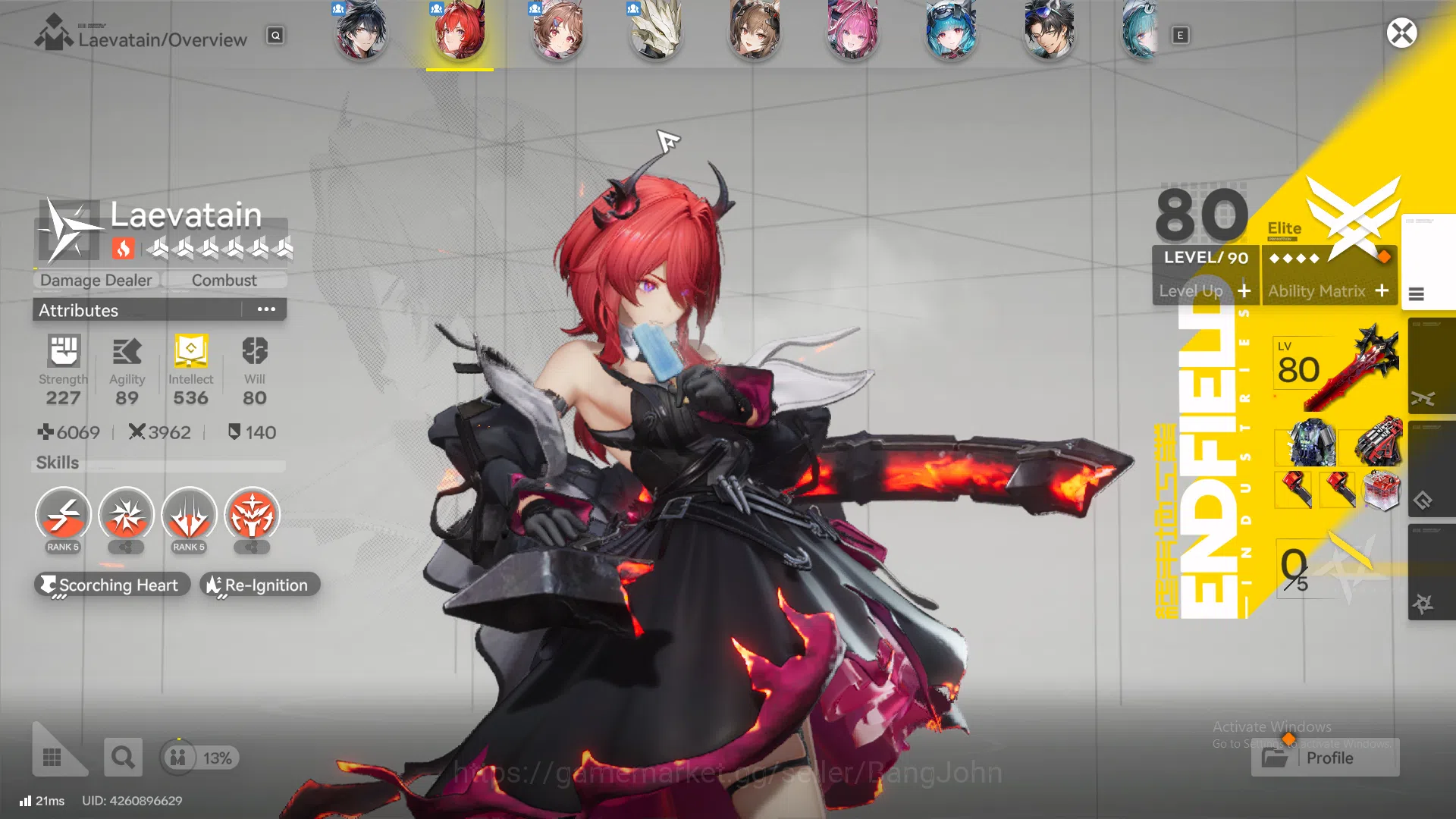 Arknights: Endfield Accounts ASIA | 3Limit+3Sign |Laevatain Sign,Yvonne Sign, G image 2