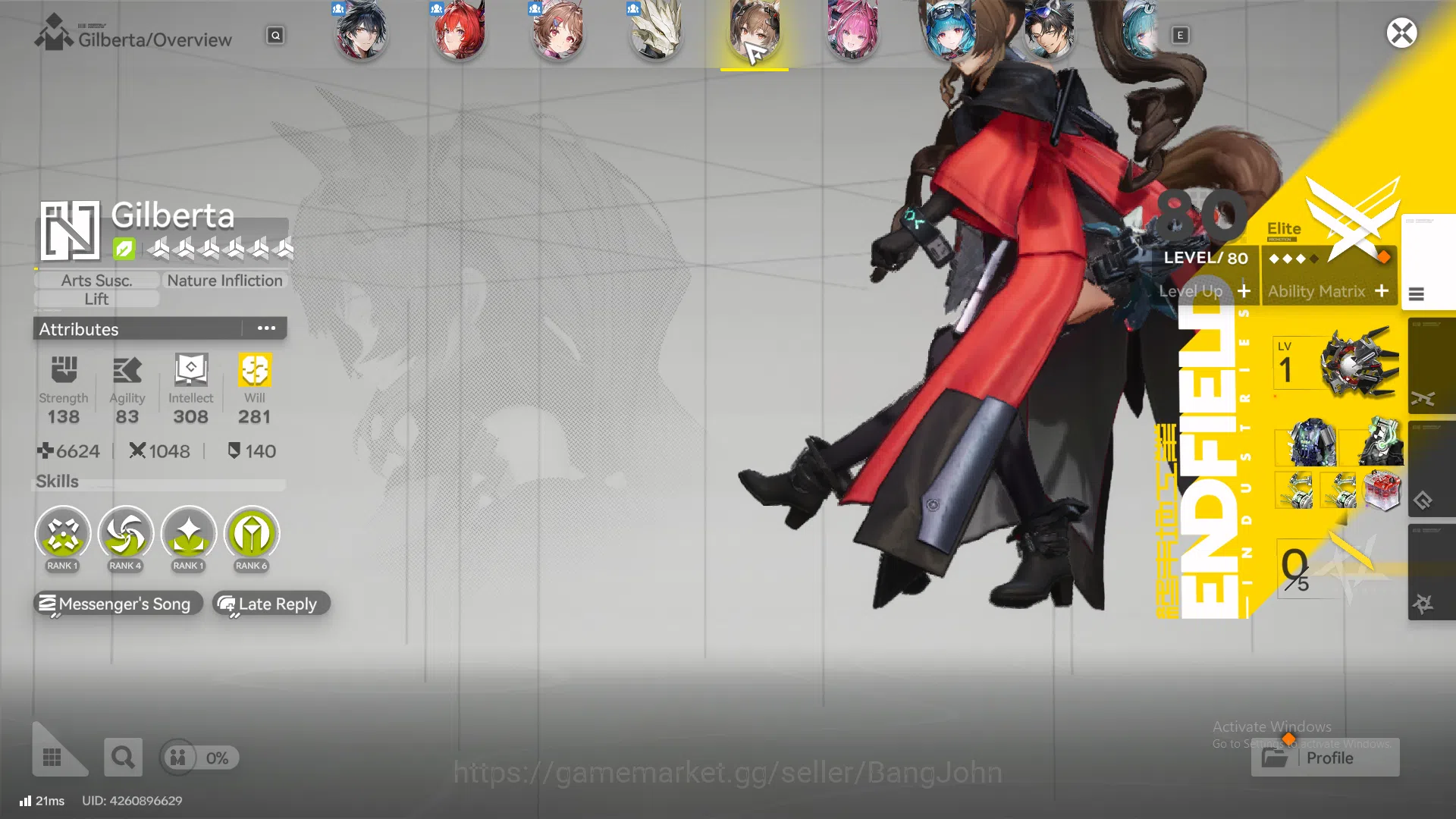 Arknights: Endfield Accounts ASIA | 3Limit+3Sign |Laevatain Sign,Yvonne Sign, G image 3