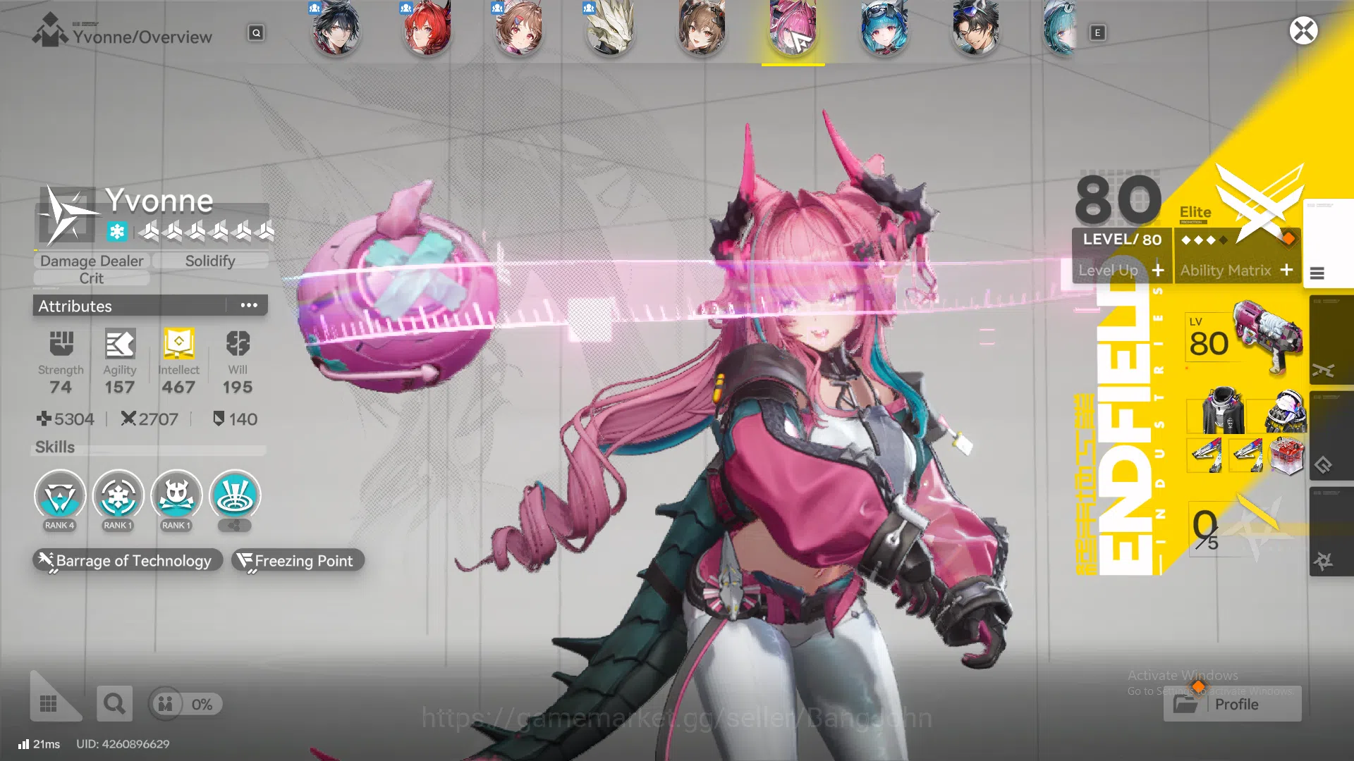 Arknights: Endfield Accounts ASIA | 3Limit+3Sign |Laevatain Sign,Yvonne Sign, G image 4