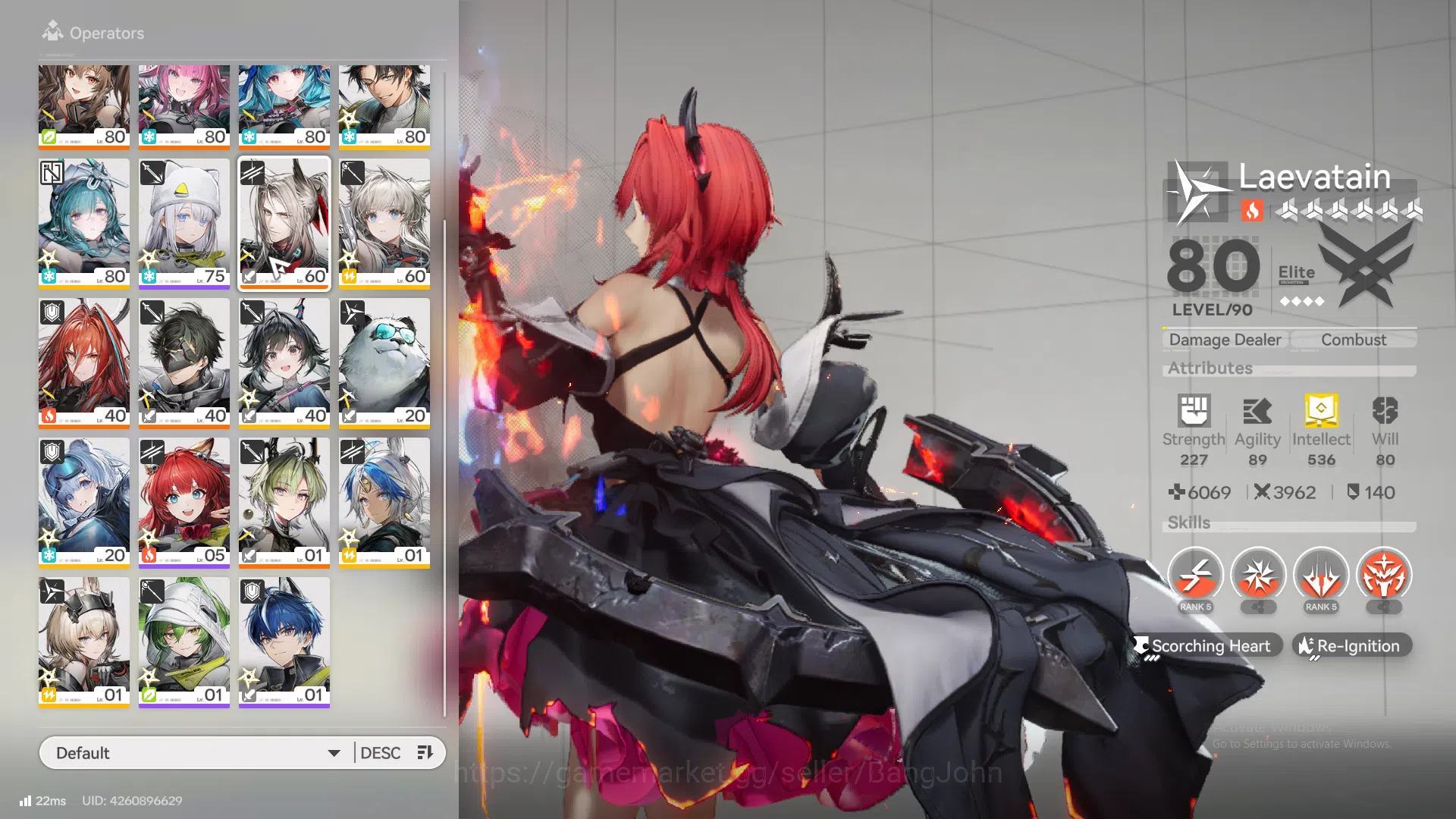 Arknights: Endfield Accounts ASIA | 3Limit+3Sign |Laevatain Sign,Yvonne Sign, G image 5