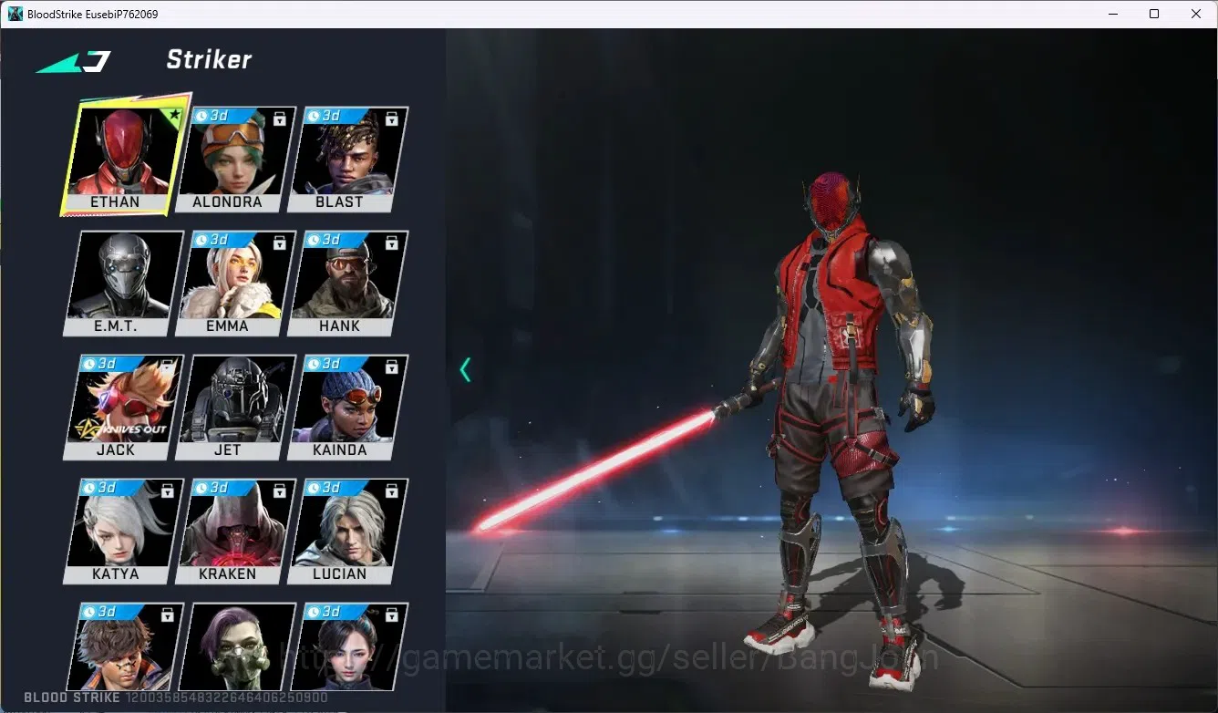 Blood Strike Accounts ASIA | 1 Ultra Melee: Lightblade - Dark Force|1 Na image 5