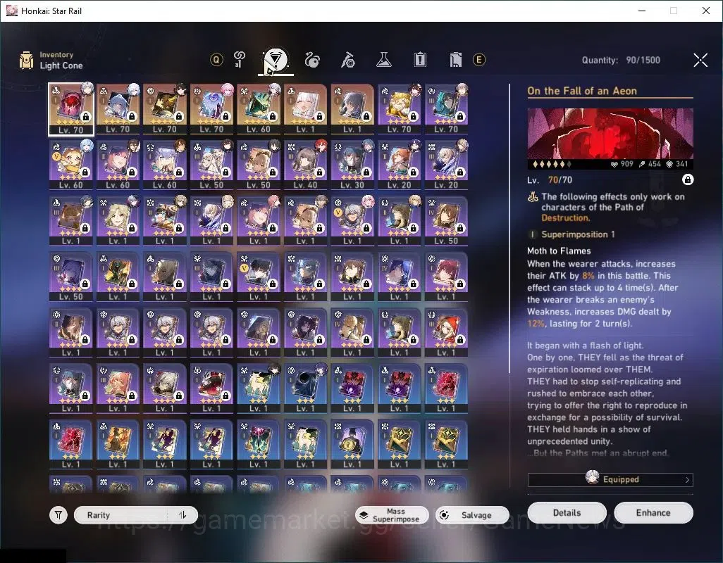 Honkai Star Rail Accounts Mid Game Asia|TL 60|11 6