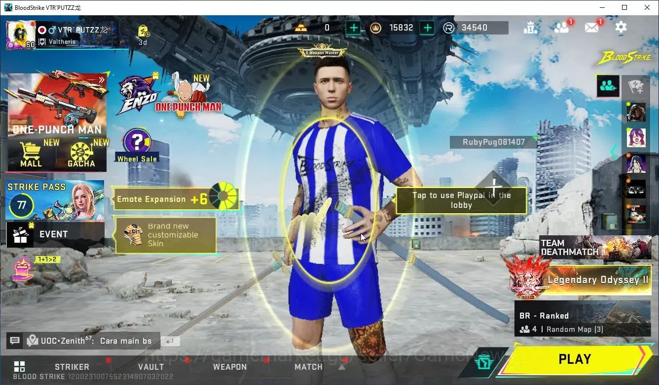 Blood Strike Accounts ASIA|ETERNAL DeAgle+Collab ONE Punch Man M4A1,ENZO image 1