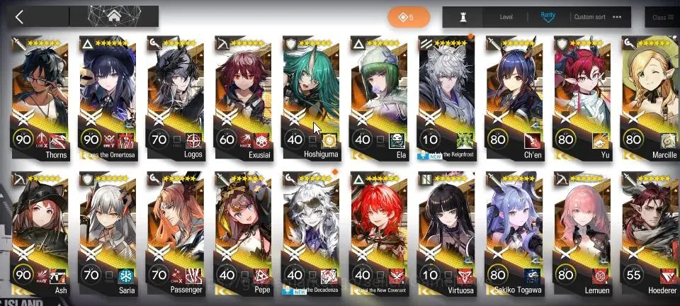 Arknights Accounts Lv 94|210 Op+34 Outfits|10 Limited|Sakiko,Ash,Ela, image 4