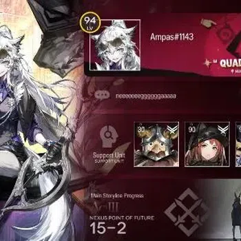 Arknights High-End Lv 94|210 Op+34 Outfits|10 Limited|Sakiko,Ash,Ela, image 1