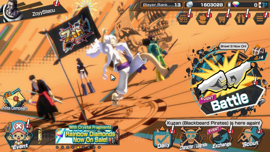 Global|5 EX|Marshal D.Teach,PB Kuzan,5Elders Saturn,4Emperor Luffy,Onigashima Zoro|Rank 13|Log Bandai|CheckSS(OPBR1883) One Piece Bounty Rush Accounts Starter Global|5 EX|Marshal D.Teach,PB Kuzan,5Elders Saturn,4Emperor Luffy,Onigashima