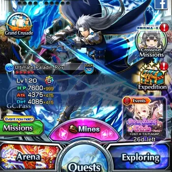 Grand Summoners Accounts End-Game Global|Rank 120|18 Ascend 21 TW (UP Roy,Beta,DL Rimuru,WH Fen,DLS Rimuru)+TW PP