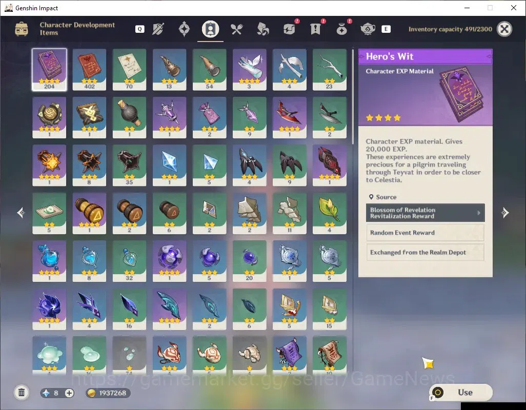Genshin Impact Accounts Others ASIA|AR 54|Rate On|3 Limited + 2 (*5 Weapon)| Linnea, Lauma, Navia |Astral Vulture's 4