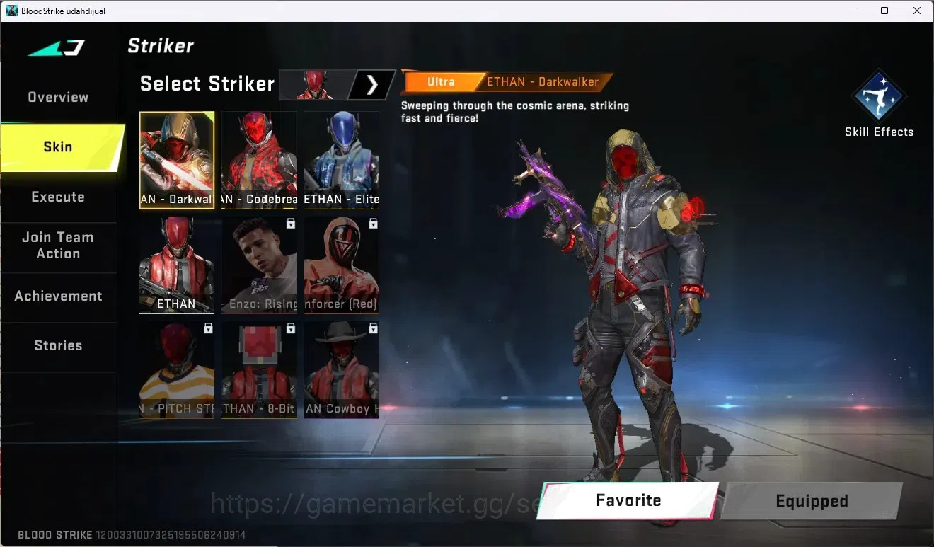 Blood Strike Accounts ASIA |Eternal Striker Zero-Odashadow|1 Limited Gun image 15