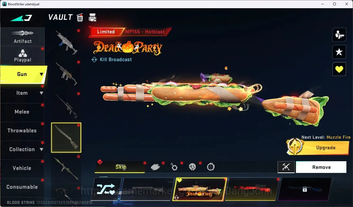 Blood Strike Accounts ASIA |Eternal Striker Zero-Odashadow|1 Limited Gun image 3