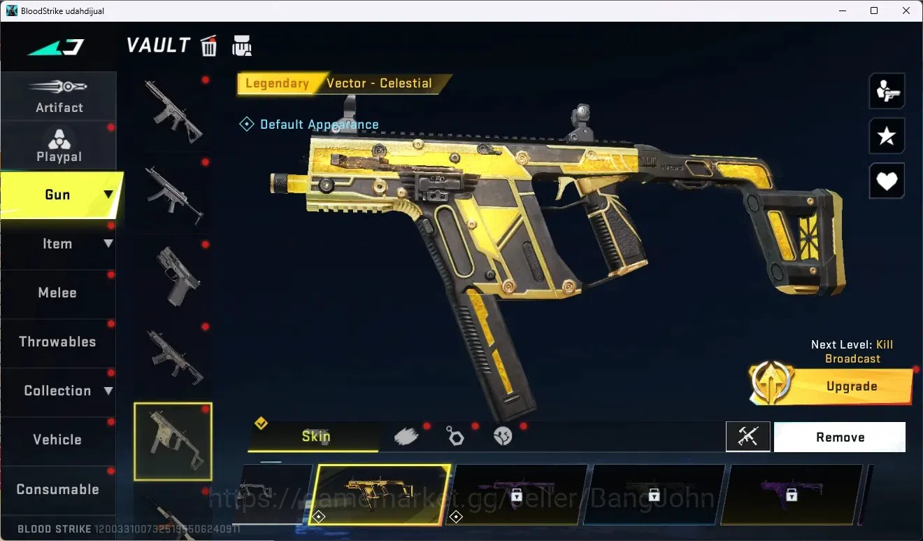 Blood Strike Accounts ASIA |Eternal Striker Zero-Odashadow|1 Limited Gun image 7