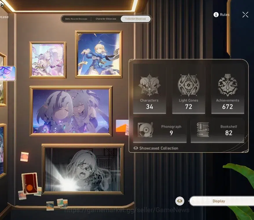 Honkai Star Rail Accounts Others Asia|TL 66|12 Limited|Saber+Sign,Castorice,Acheron,Cyrene,Fu Xuan,Firefly,Dante,Sunday,The 3