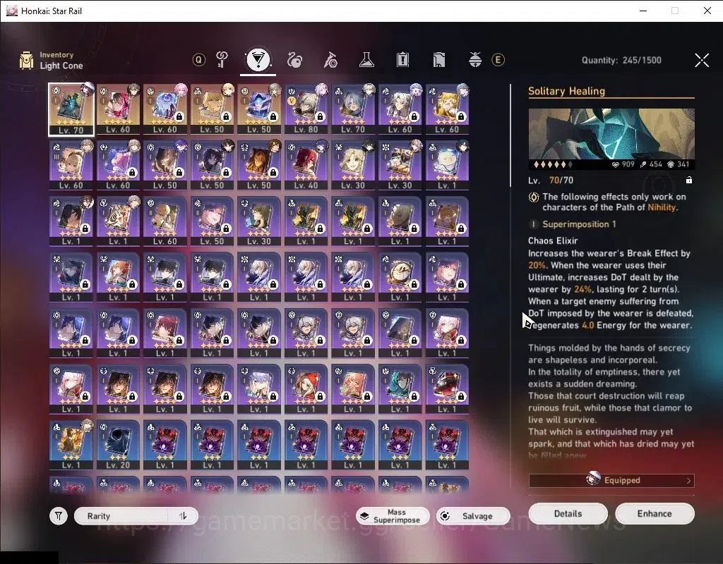 Honkai Star Rail Accounts Others Asia|TL 66|12 Limited|Saber+Sign,Castorice,Acheron,Cyrene,Fu Xuan,Firefly,Dante,Sunday,The 5
