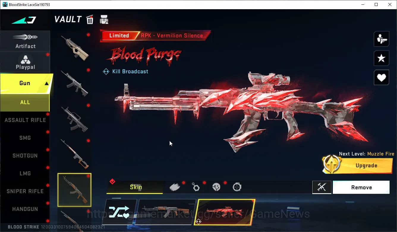 Blood Strike Accounts ASIA|Collab SDS M4A1-Demon,AK47-Sacred Axe Rhitta| image 11