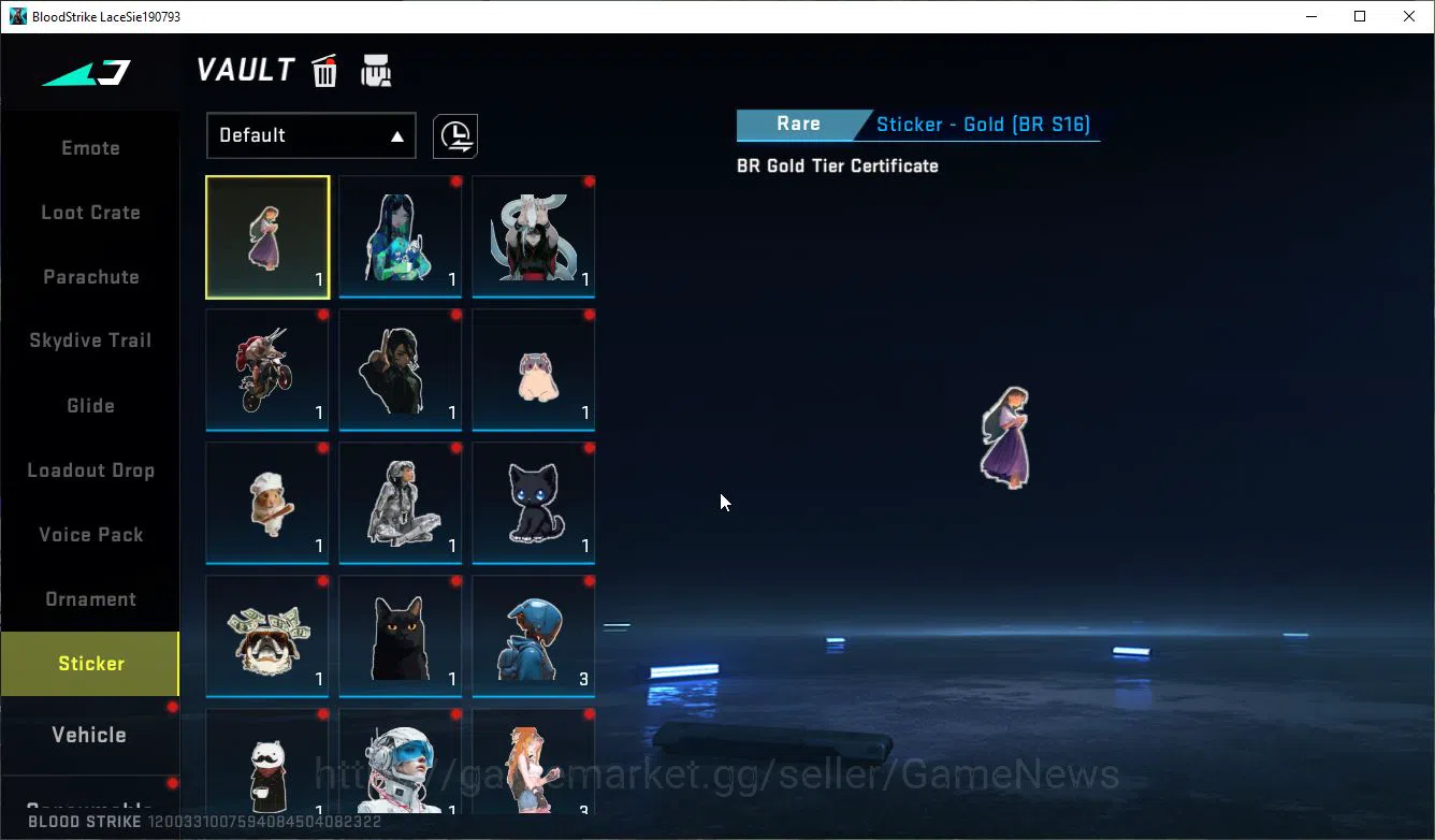 Blood Strike Accounts ASIA|Collab SDS M4A1-Demon,AK47-Sacred Axe Rhitta| image 15